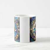 Zodiac - Vissen Vissen Yin en Yang Koffiemok (Center)