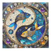 Zodiac - Vissen Vissen Yin en Yang Kubus (Rechts)