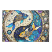 Zodiac - Vissen Vissen Yin en Yang Kussensloop (Achterkant)