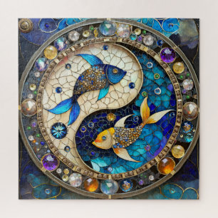 Zodiac - Vissen Vissen Yin en Yang Legpuzzel