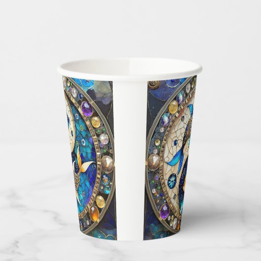 Zodiac - Vissen Vissen Yin en Yang Papieren Bekers (Links)