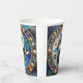 Zodiac - Vissen Vissen Yin en Yang Papieren Bekers (Rechts)