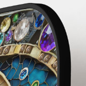 Zodiac - Vissen Vissen Yin en Yang Pickleball Paddle (Links Detail)