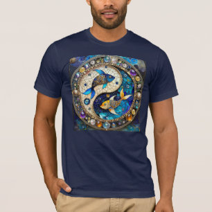 Zodiac - Vissen Vissen Yin en Yang T-shirt