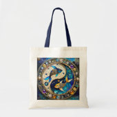 Zodiac - Vissen Vissen Yin en Yang Tote Bag (Voorkant)