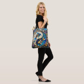Zodiac - Vissen Vissen Yin en Yang Tote Bag (Op model)