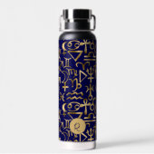 Zodiac Walk Thor Copper Infused Water Fles (Achterkant)