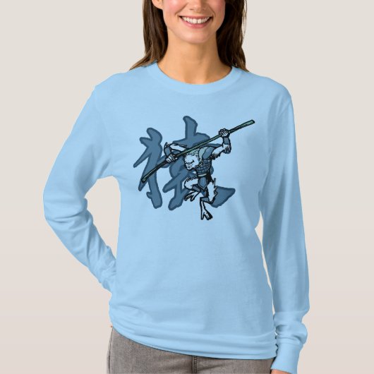 Zodiac Warriors: Jaar van de aap T-shirt (Voorkant)