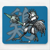 Zodiac Warriors: Jaar van het rooster Muismat (Voorkant)