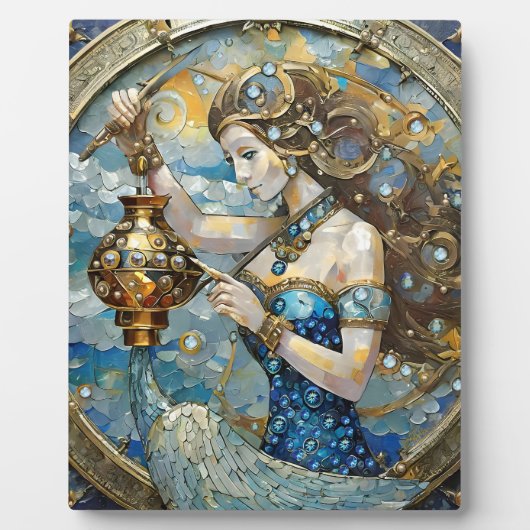 Zodiac - Waterman De Waterdrager Fotoplaat (Voorkant)