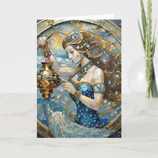 Zodiac - Waterman De Waterdrager Kaart (Voorkant)