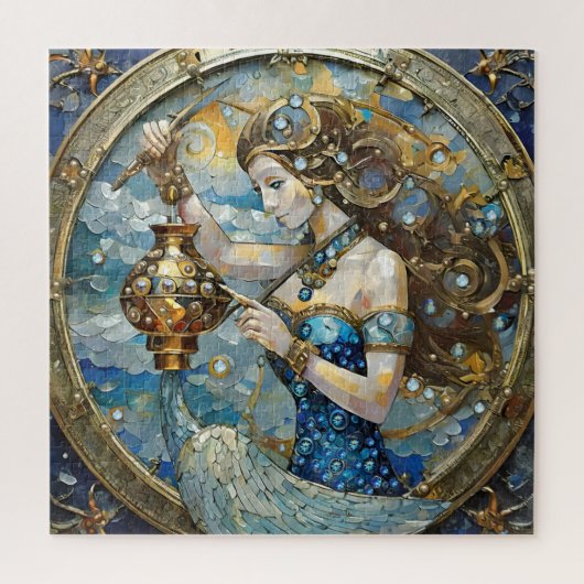 Zodiac - Waterman De Waterdrager Legpuzzel (Verticaal)
