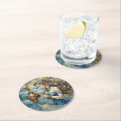 Zodiac - Waterman De Waterdrager Ronde Kartonnen Onderzetter (Insitu)