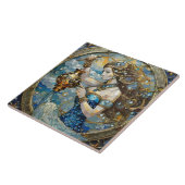 Zodiac - Waterman De Waterdrager Tegeltje (Zijkant)