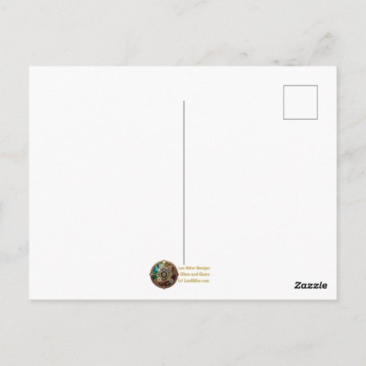 Zodiac - Waterman De Waterdrager Zeemeermin Briefkaart (Achterkant)