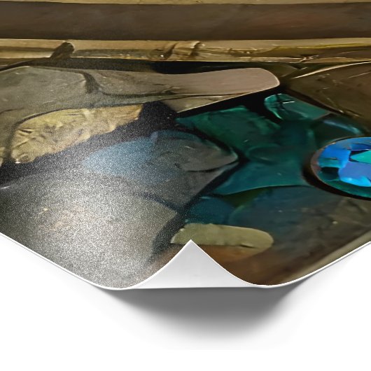 Zodiac - Waterman De Waterdrager Zeemeermin Foto Afdruk (Hoek)