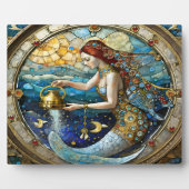 Zodiac - Waterman De Waterdrager Zeemeermin Fotoplaat (Voorkant)