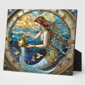 Zodiac - Waterman De Waterdrager Zeemeermin Fotoplaat (Zijkant)