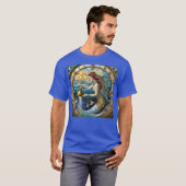 Zodiac - Waterman De Waterdrager Zeemeermin T-shirt (Voorkant volledig)