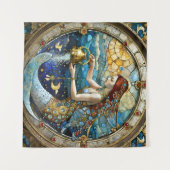 Zodiac - Waterman De Waterdrager Zeemeermin Wandkleed (Voorkant (horizontaal))