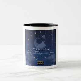 Zodiac - Waterman - Koffiemok Tweekleurige Koffiemok