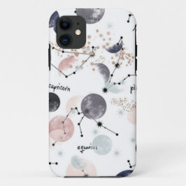 Zodiac Waterverf horoscoop ontwerp Case-Mate iPhone Case