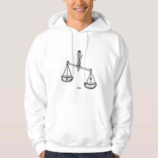 Zodiac: Weegblad 1482 Hoodie (Voorkant)