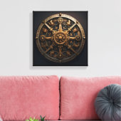 Zodiac Wheel Art Canvas (Insitu (Woonkamer))