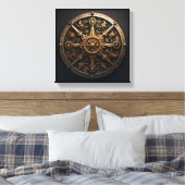 Zodiac Wheel Art Canvas (Insitu (Slaapkamer))