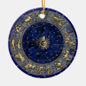 Zodiac Wheel Keramisch Ornament (Voorkant)