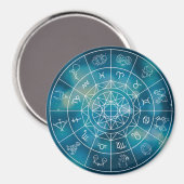 Zodiac Wheel Magneet (Voorkant / Achterkant)