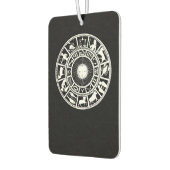 Zodiac Wheel met zon en astrologie symbolen Luchtverfrisser (Links)