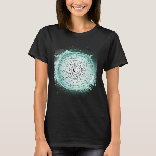Zodiac wheel t-shirt (Voorkant)