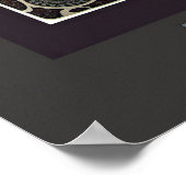 Zodiac Woman van Alphonse Mucha - kunst Poster (Hoek)