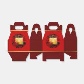 Zodiac Yin Yang Bamboe Chinees Ox Jaar 2021 GFB2 Bedankdoosjes (Uitgevouwen)