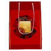 Zodiac Yin Yang Bamboo Chinese Ox 2021 MGB Medium Cadeauzakje (Achterkant)