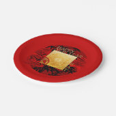 Zodiac Yin Yang Bamboo Chinese Rat Jaar 2020 PP Papieren Bordje (Gekanteld)