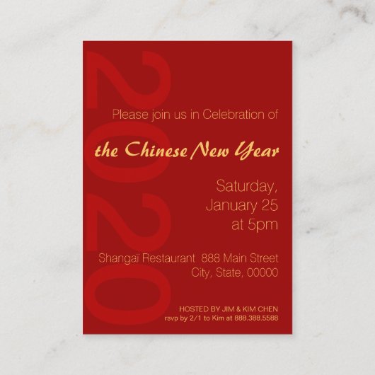 Zodiac Yin Yang Bamboo Chinese Rat Year 2020 Enc C Informatiekaartje (Achterkant)