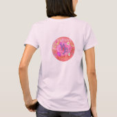 Zodiac YinYang n Chakra:  BabayDoll Fit T-shirt (Achterkant)