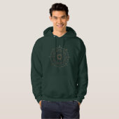 Zodiac Zon Astrologie Mandala Hoodie (Voorkant volledig)