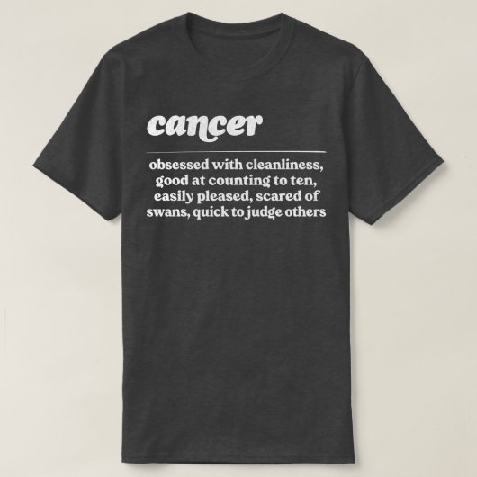 ZodiacHumorous Gift Design T-shirt (Design voorkant)