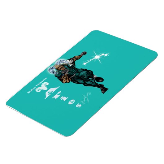 Zodiadisch universum - Aries Magnet Magneet (Linkerzijde)