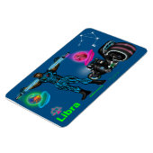 Zodiadisch universum - Libra Magnet Magneet (Linkerzijde)
