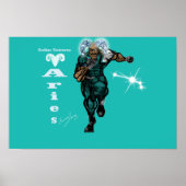 Zodiadisch universum - Poster met ringzegens (Voorkant)