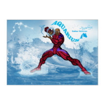 Zodiaes universum — Aquarius-acrylwand