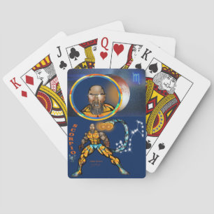 Zodiaes universum - Scorpio - Klassieke speelkaart Pokerkaarten