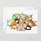 ZodiaK-babes Briefkaart (Voorkant / Achterkant)