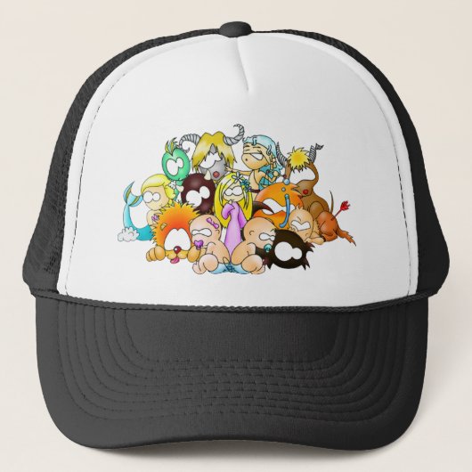 ZodiaK-babes Trucker Pet (Voorkant)