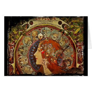 Zodiak Woman van Mucha