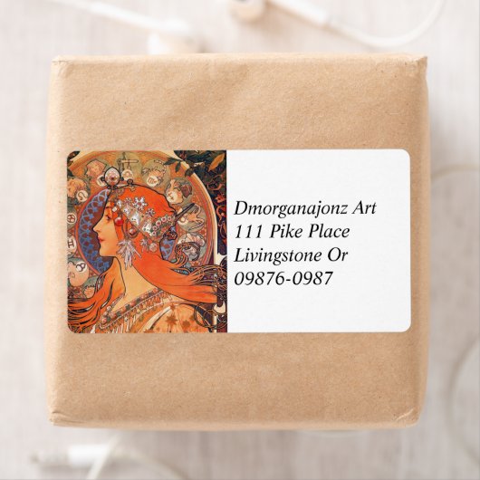 Zodiak Woman van Mucha Etiket (Insitu)